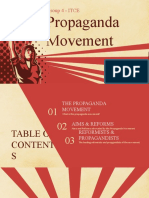 Propaganda Movement: Group 4 - ITCE