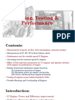 IC Engine Performance & Testing