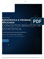 Unidade 1 - Gra1582 Estatística e Probabilidade Aplicada Gr0899-212!9!202120.Ead-17449.01