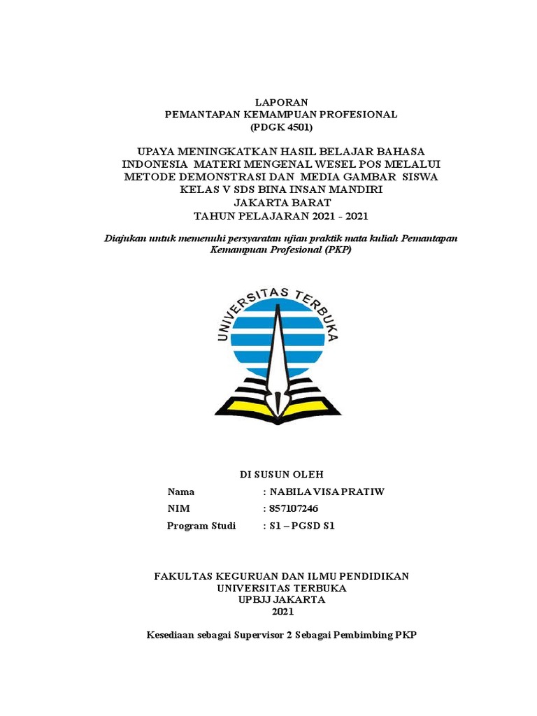 Contoh Perencanaan Dan RPP PKP | PDF