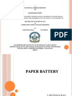 Paper Battery