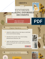 Synthesis:: Making Informed Decisions