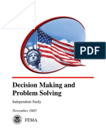 Decision Making and Problem Solving