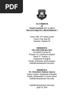 Download Bangla translation of T S Eliots by MirSadiaSiddequaSifat SN54495889 doc pdf