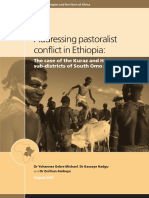 Addressing Pastoralist Conflict in Ethiopia