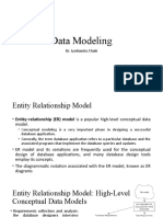 Data Modeling: Dr. Jyotismita Chaki