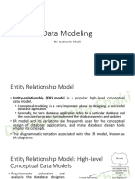 Data Modeling: Dr. Jyotismita Chaki