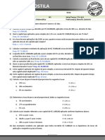 Juros Simples e Compostos em APOSTILA de Matemática