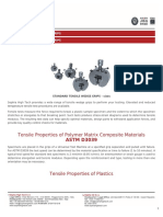 Tensile Properties of Polymer Matrix Composite Materials: ASTM D3039