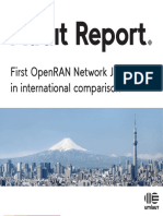 Audit Report.: First Openran Network Japan in International Comparison