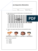 Avaliação Diagnostica Matemática