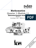 Quarter 1-Module 11: Mathematics