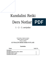 Kundalini Reiki Ders Notları