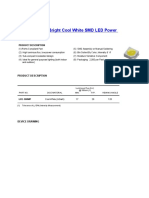 LCE-358WP: X-Bright Cool White SMD LED Power Emitter: Product Description