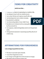 Affirmations For Life Liveings