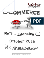 E-Commerce - Business - BMT - Intensive (1) - Chapters (1 and 2) - October 2019