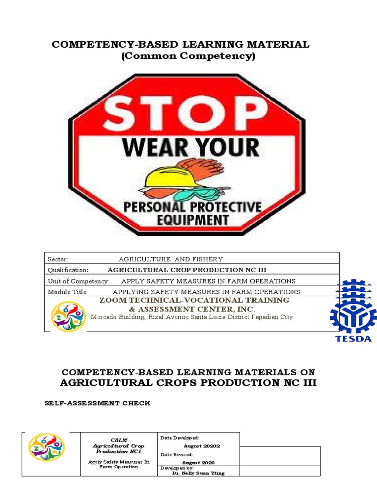 CompetencyBased Learning Material Competency) PDF Personal