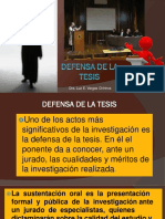 La Defensa de La Tesis 18-06-21