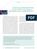 Telemedicine and Telehepatology During The Covid-19 Pandemic