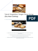 Teknik Pengolahan Pangan Panas Kering (Dry Heat Cooking)