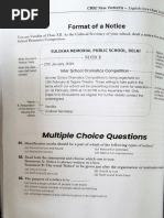 Notice Writing Examples for Class 9 | PDF