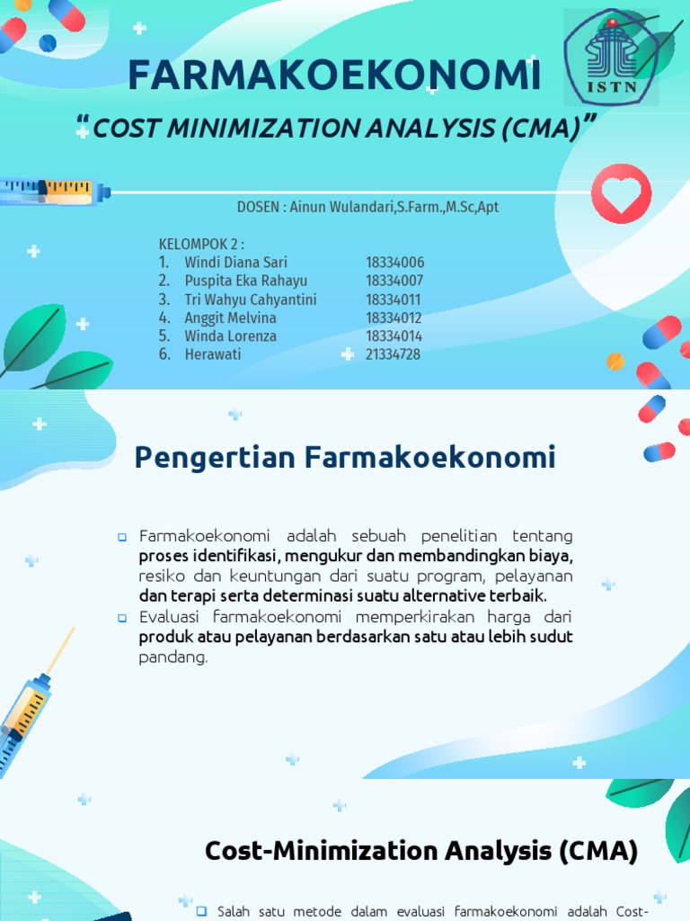 Kel 2 Farmakoekonomi CMA | PDF | Pengembangan Diri