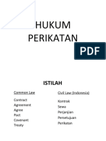 Hukum Perikatan