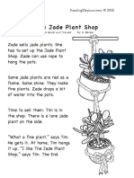 The Jade Plant Shop: Focus Sound: e at The End By: B. Marker