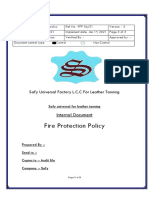 Fire Protection Policy, Safy 2021