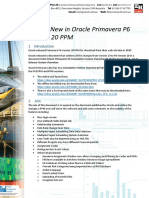 Whats New in Oracle Primavera P6 Version 20 PPM