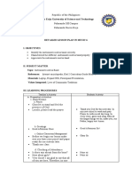 Nueva Ecija University of Science and Technology: Detailed Lesson Plan in Music 6