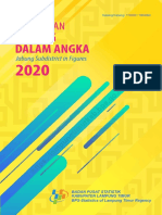 Kecamatan Jabung Dalam Angka 2020