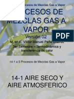 Procesos de mezclas gas a vapor