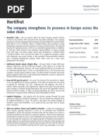 Hortifrut - Comprar - La Compañía Fortalece Su Presencia en Europa A Lo Largo de La Cadena de Valor