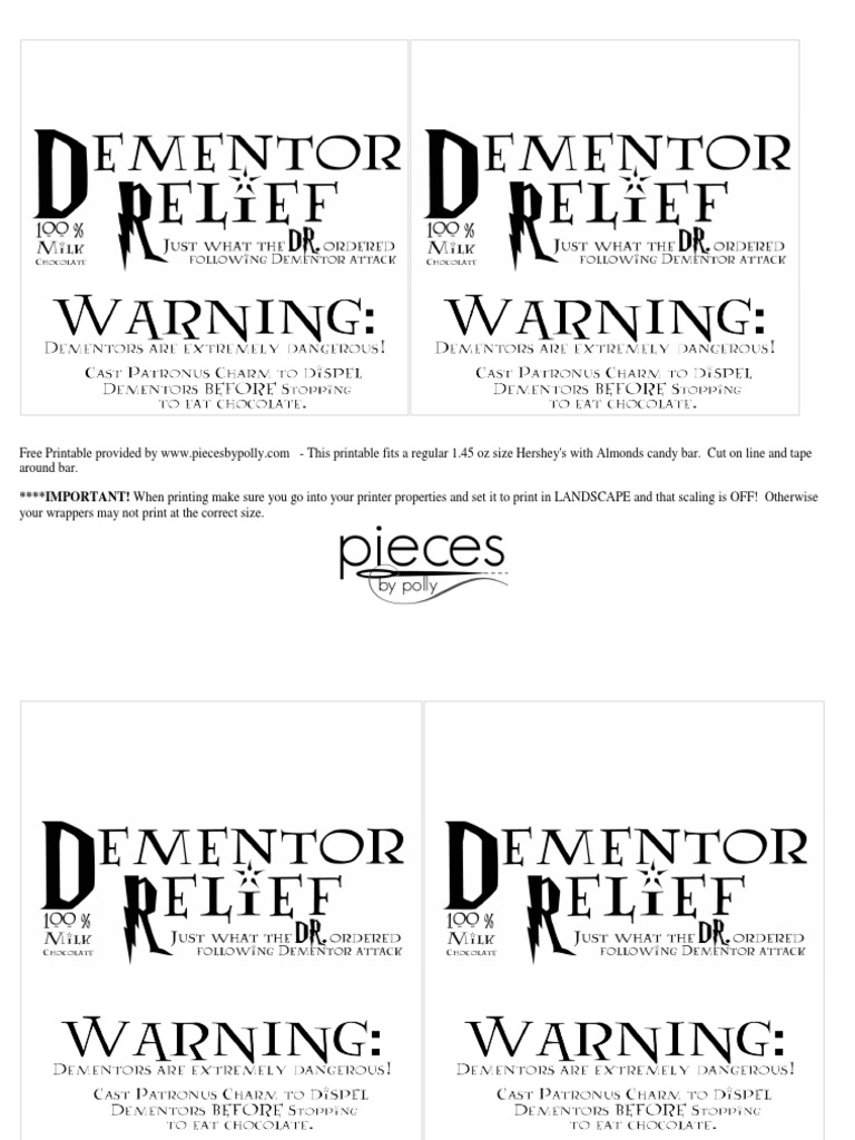 Dementor Relief Wrappers | PDF