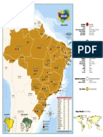 Brazil Touristic Map