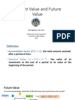 Present Value and Future Value: Dina Agustina, S.PD., M.SC
