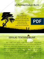 Teori-Teori Pembentukan Bumi