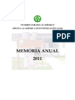 Memoria Anual 2011