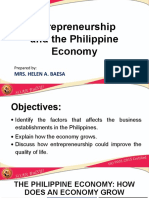 Entrepreneurship and The Philippine Economy Bulsu PPT 2021