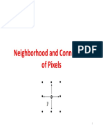 Pixels Connectivity and Neighborhood
