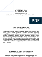 Cyber Law - Kontrak Elektronik 11 Oktober 2021
