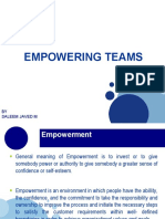 Empowering Teams: BY Saleem Javed M