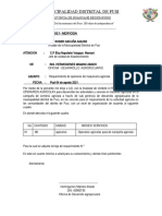 INFORME #0029 Requerimiento