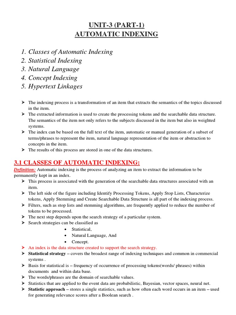 IRS III Year UNIT-3 Part 1 | PDF | Search Engine Indexing | World Wide Web