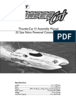 Thundercat 31 Assembly Manual .32 Size Nitro Powered Catamaran Boat