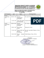 JADWAL PEMBEKALAN PKL 2021