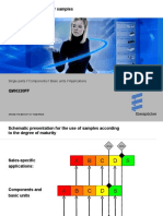 Quality Requirements For Samples: Single Parts // Components // Basic Units // Applications