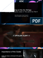Swiping On The Six Strings:: Crafting An Interactive Guitar in The Last of Us: Part II'