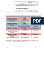 Acta de Conformación Copasst Agosto 2021